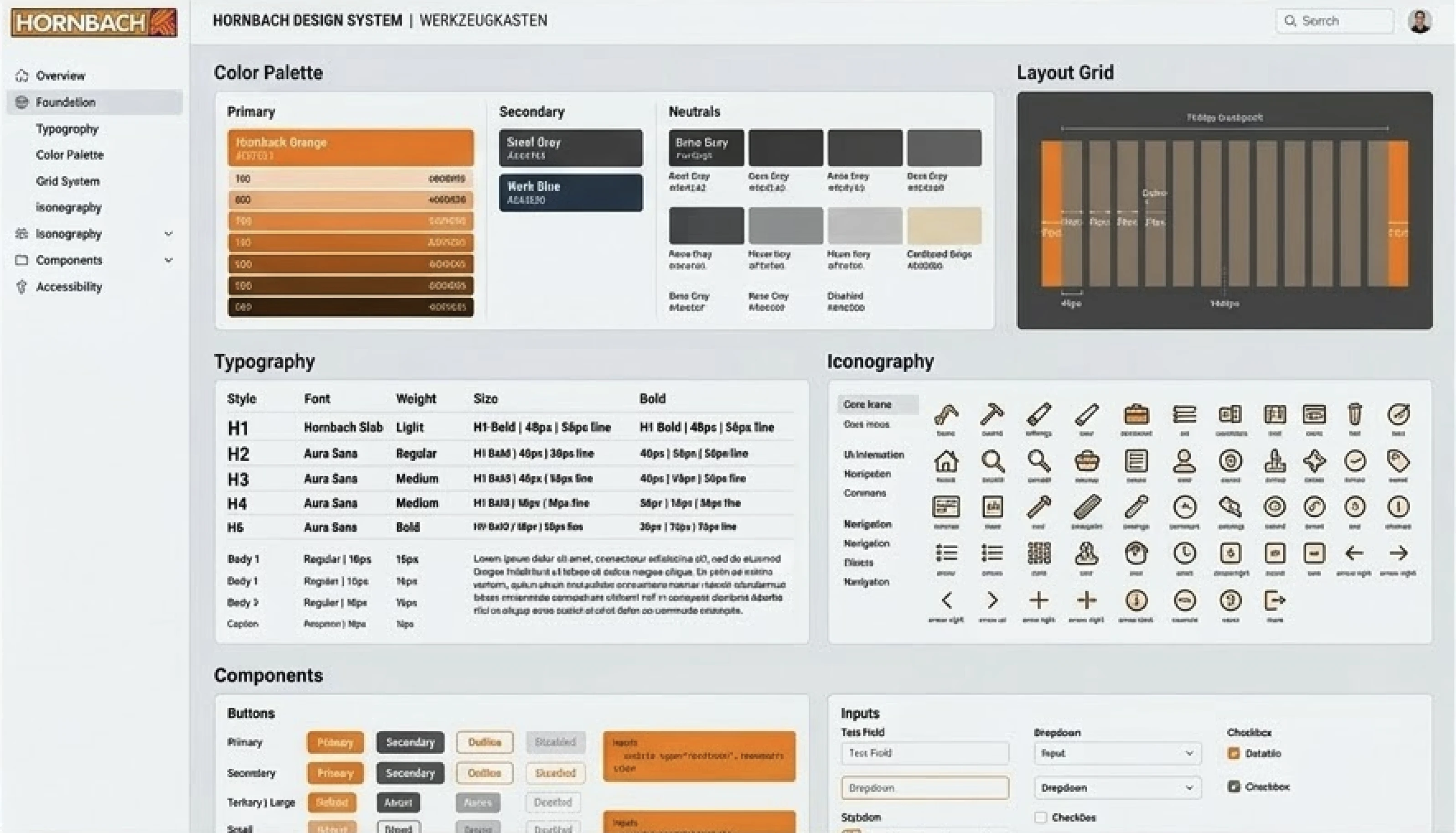 HORNBACH Designsystem