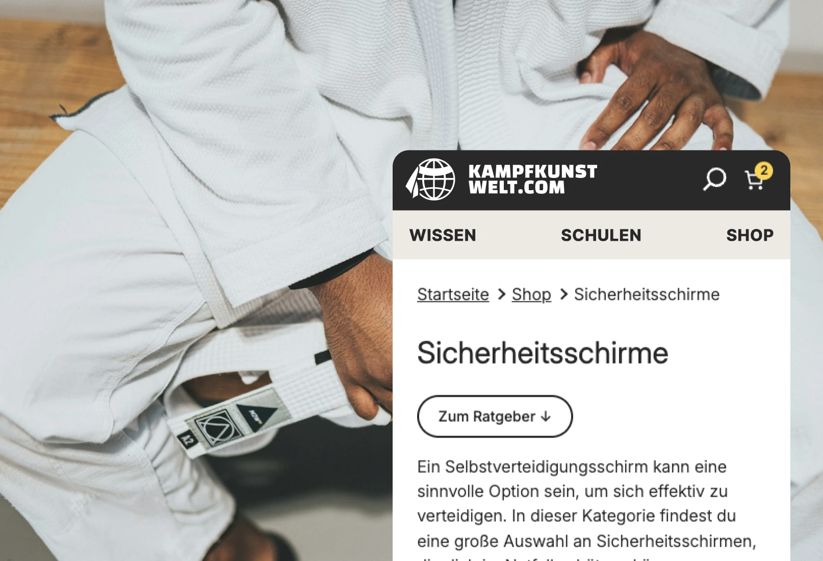 Kampfkunstwelt – Wissensportal und Shop