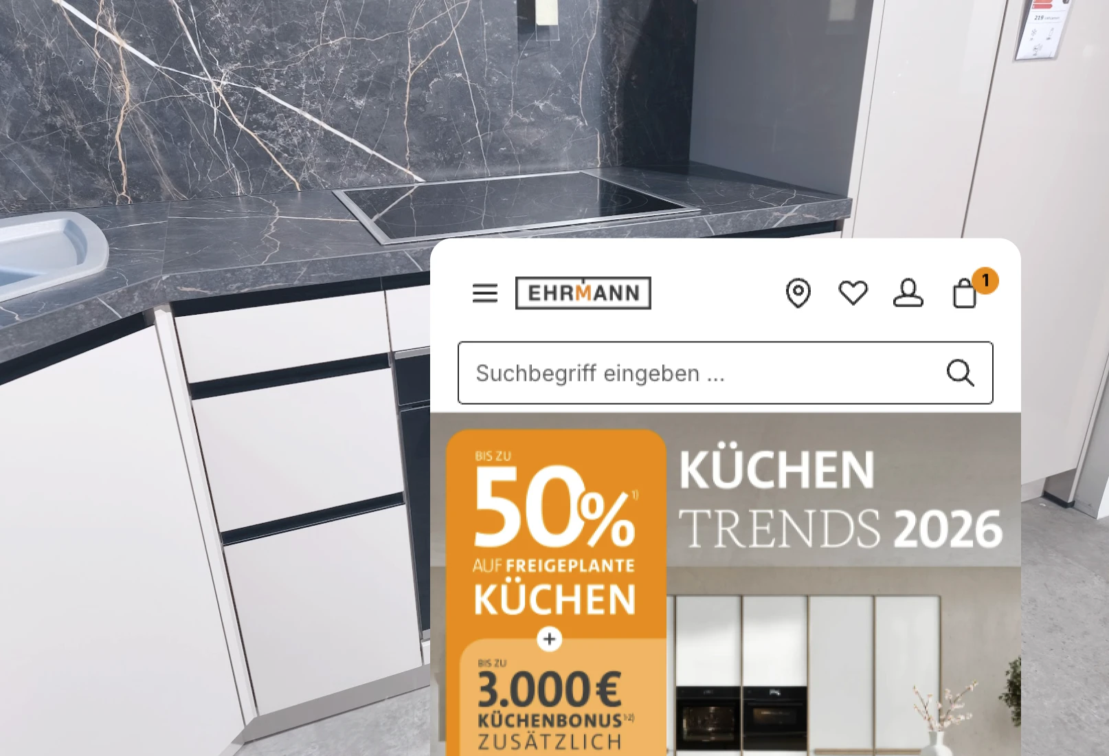 Möbel Ehrmann – UX Conversion Optimierung